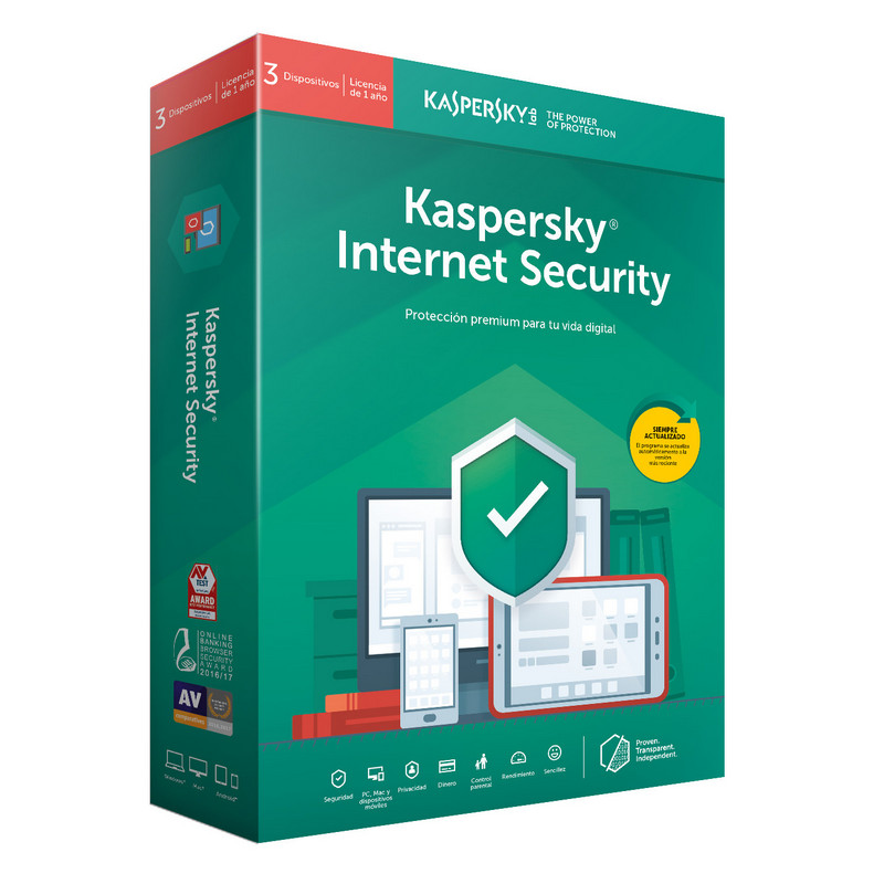 Kaspersky Internet Security 1 Pc 1 año