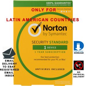 Norton 360 Standard 1 año Symantec