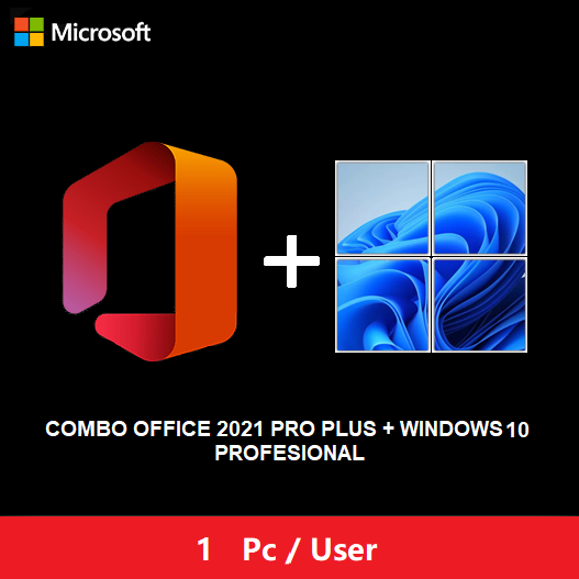 COMBO WINDOWS 10 PRO + OFFICE 2021